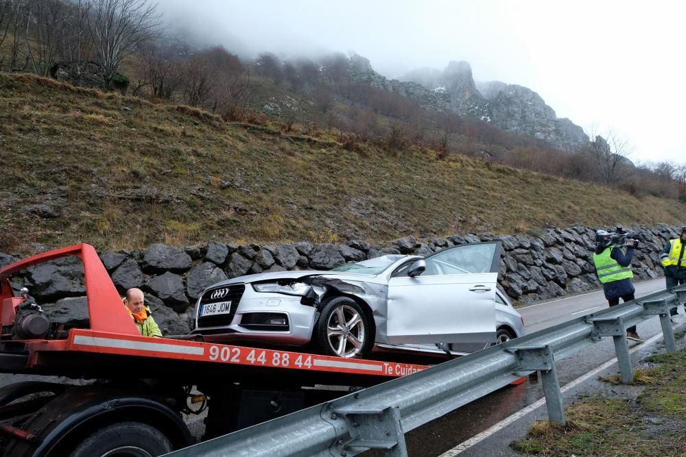 Fallece un gijonés al caerle una piedra sobre su coche en San Isidro