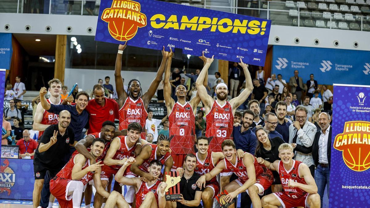 El Bàsquet Manresa va aconseguir la seva quarta Lliga Catalana el setembre de l'any passat, a Tarragona