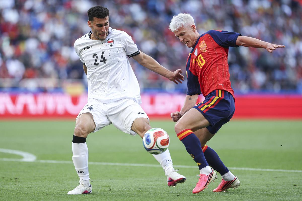 Amistoso de selecciones: España - Irak, en imágenes.