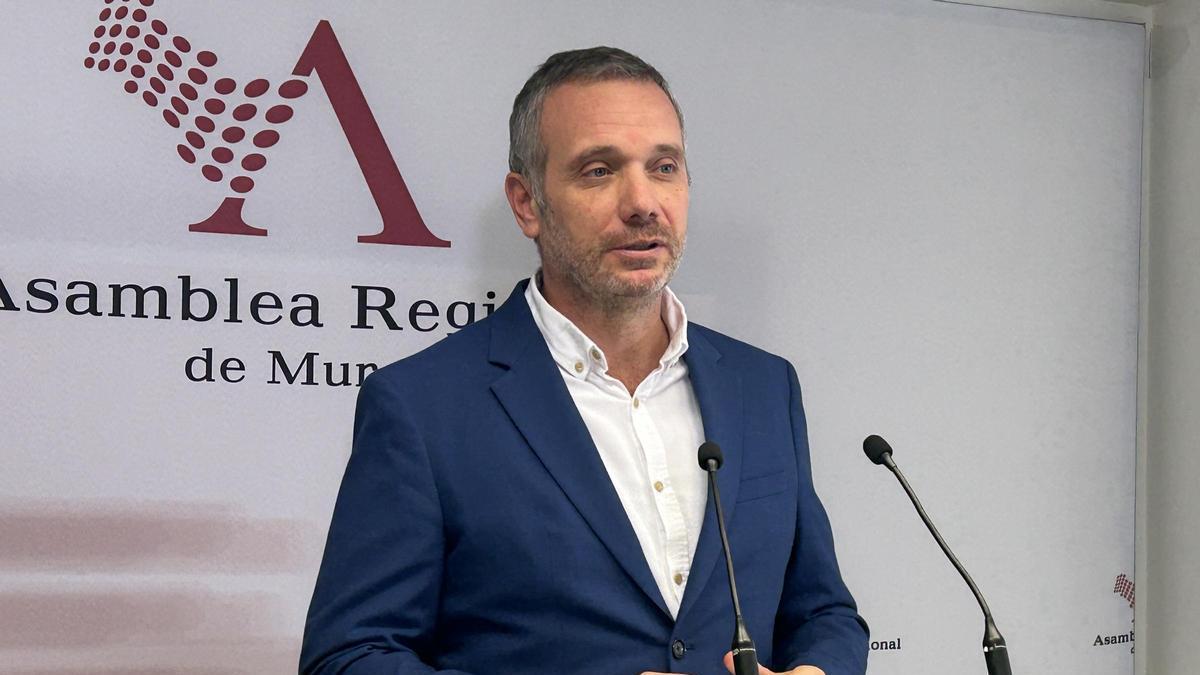 Joaquín Segado es portavoz del PP en la Asamblea Regional.