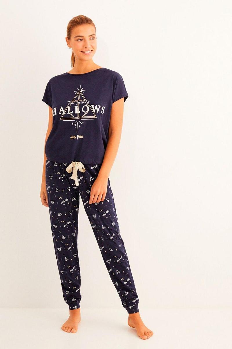 Pijama largo Harry Potter azul de Women' Secret (precio: 29,99 euros)