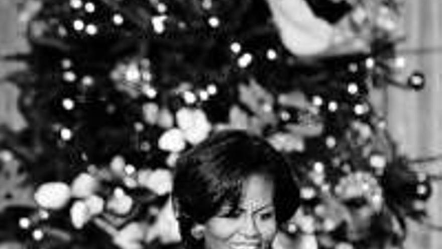 Michelle Obama: LA PRIMERA DAMA ELIGE ADORNOS NAVIDEÑOS SENCILLOS