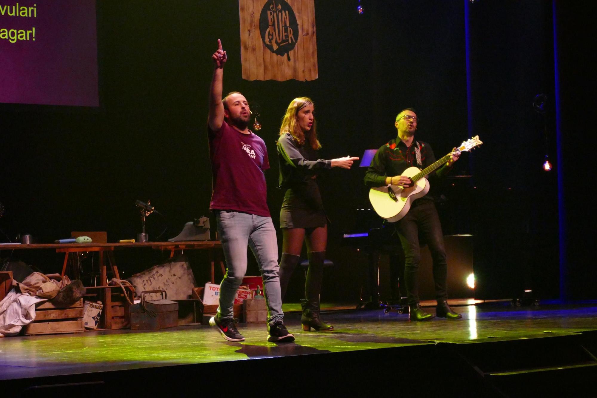 Les rialles entren al Búnquer del Teatre El Jardí de Figueres