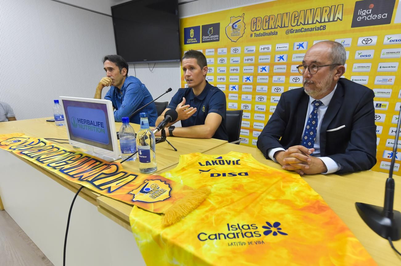 Presentación Jaka Lakovic, nuevo entrenador del Granca