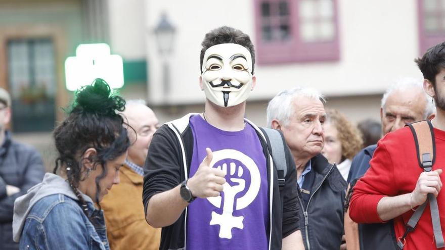 Manifestación feminista en Oviedo