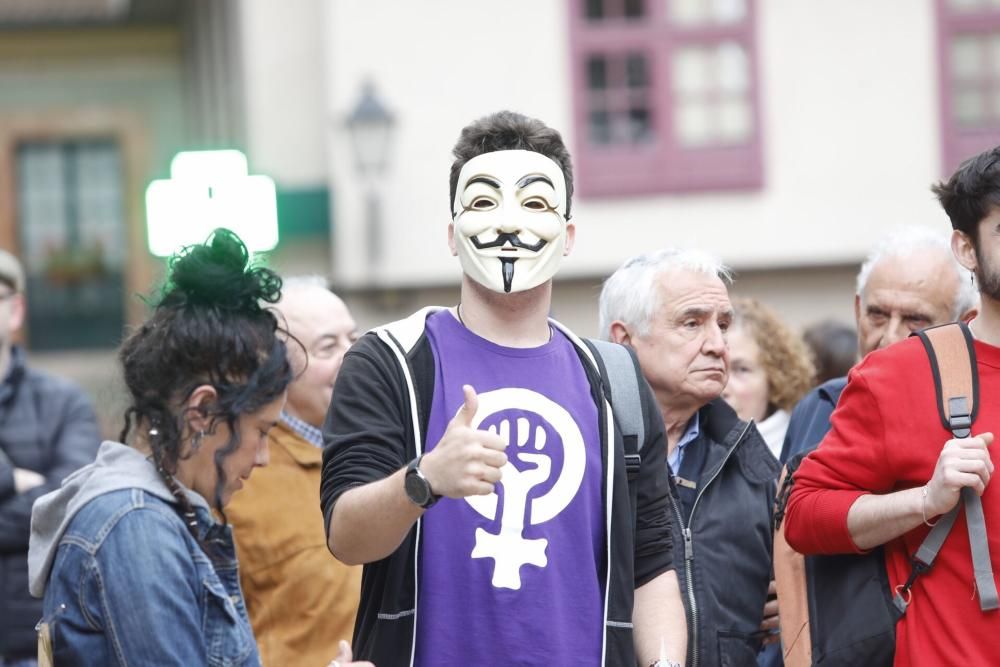 Manifestación feminista en Oviedo