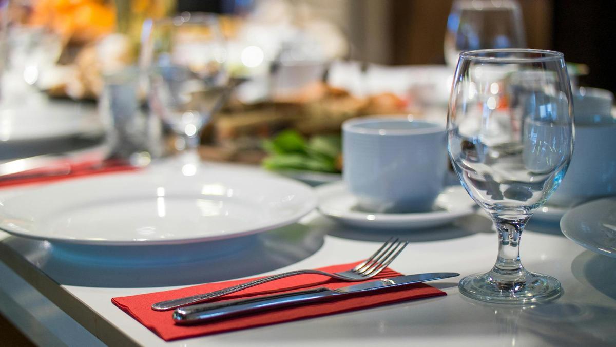 La mesa de un restaurante.