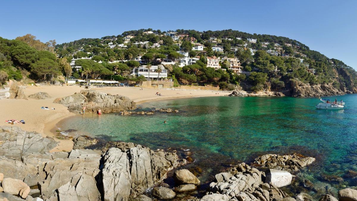 La cala de Sant Francesc, a Blanes.