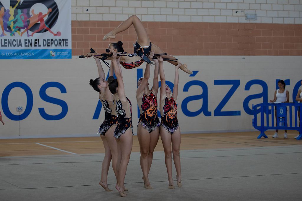 Campeonato regional de gimnasia rítmica en Los Alcázares