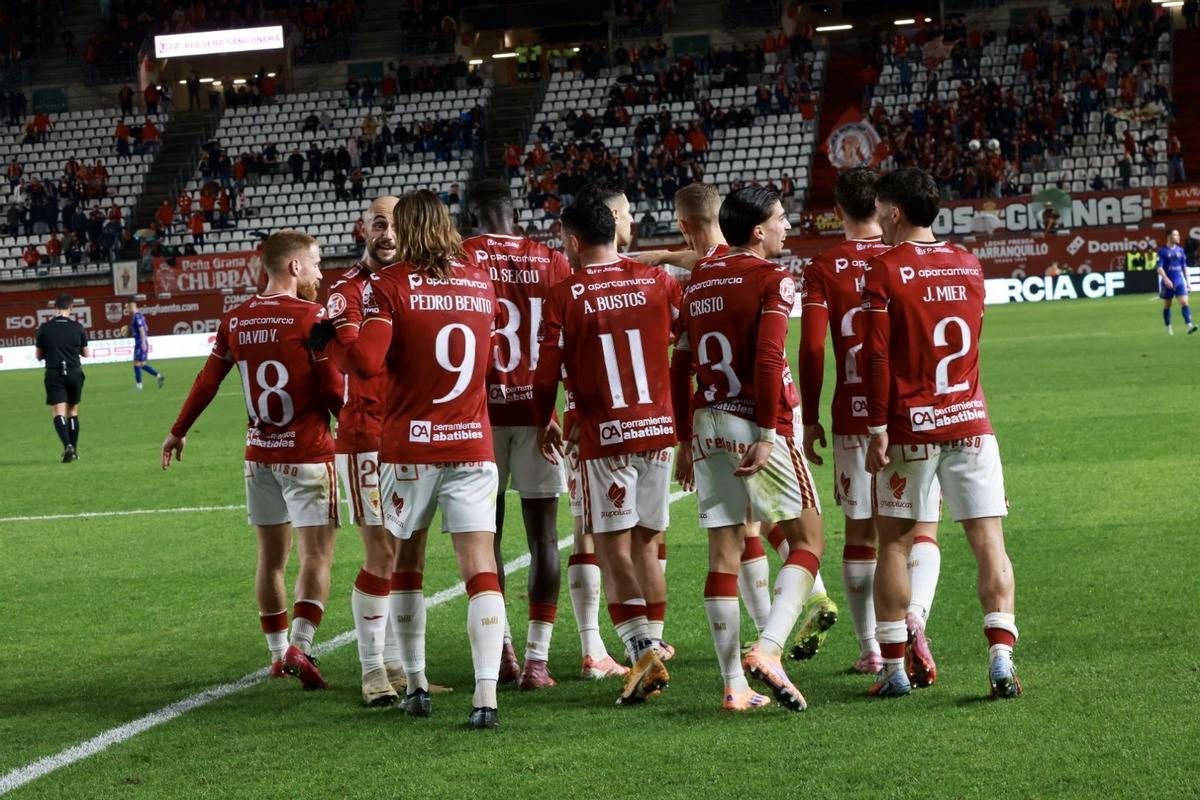 La victoria del Real Murcia contra el Europa, en imágenes