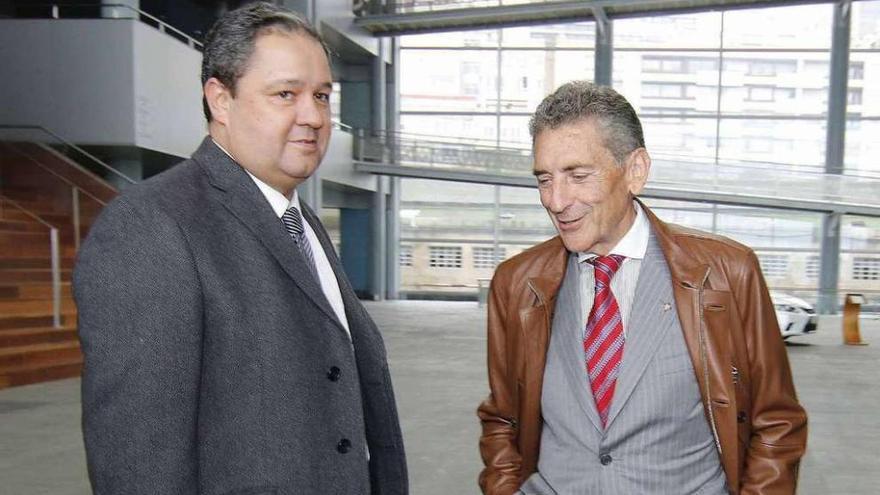 Tino Fernández y Carlos Mouriño, en un encuentro anterior. // Ricardo Grobas