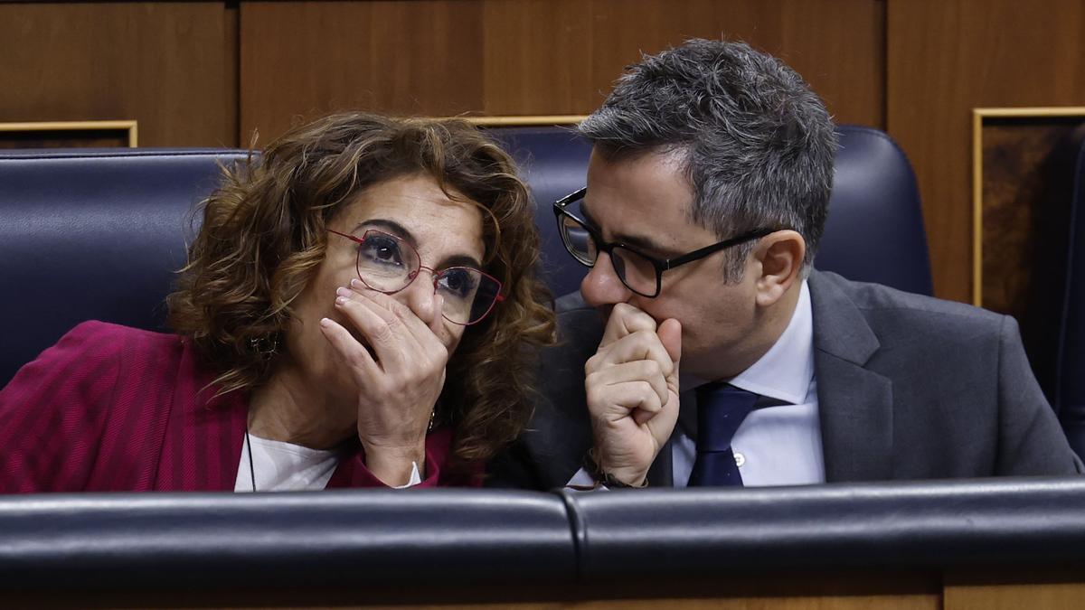 Montero y Bolaños, en el Congreso.