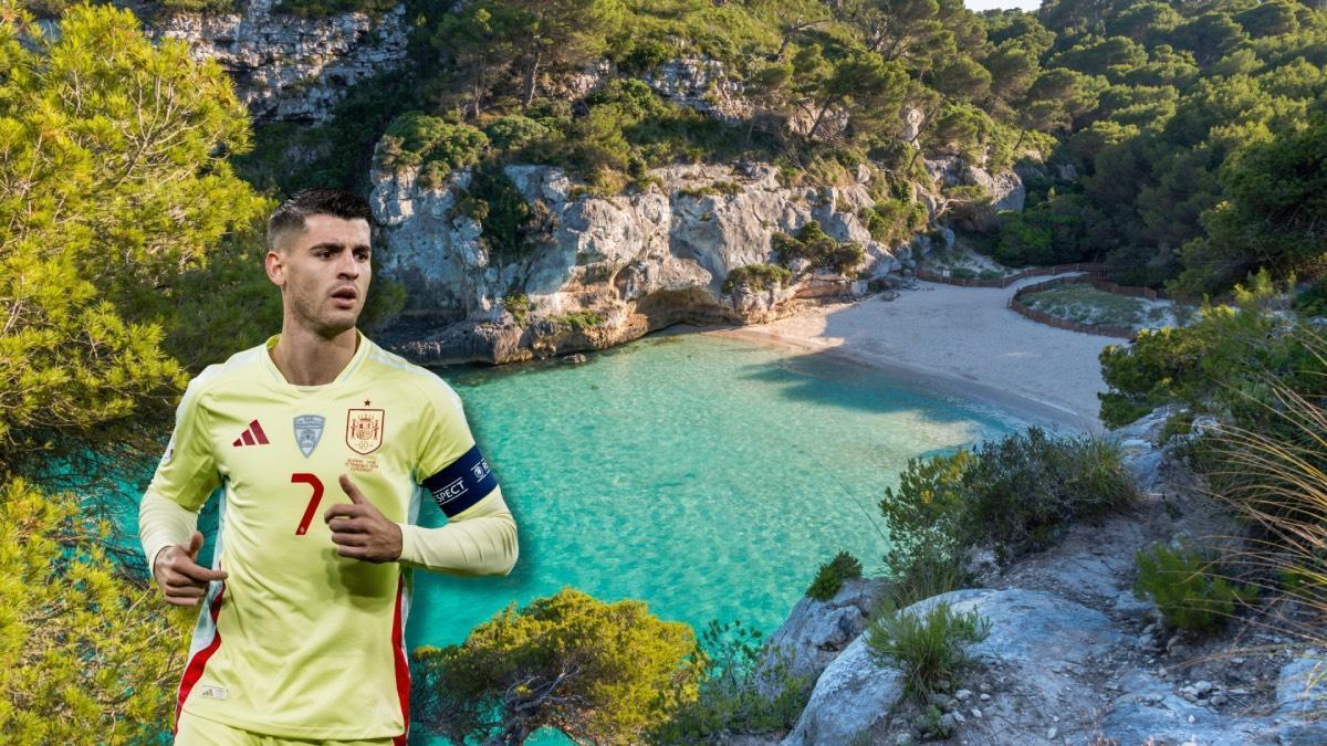El rincón más discreto de las Baleares es el refugio perfecto de Morata tras quedar fuera del Mundial