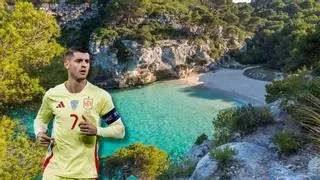 Tras quedar fuera del Mundial, el refugio de Álvaro Morata es el rincón más discreto de las Baleares