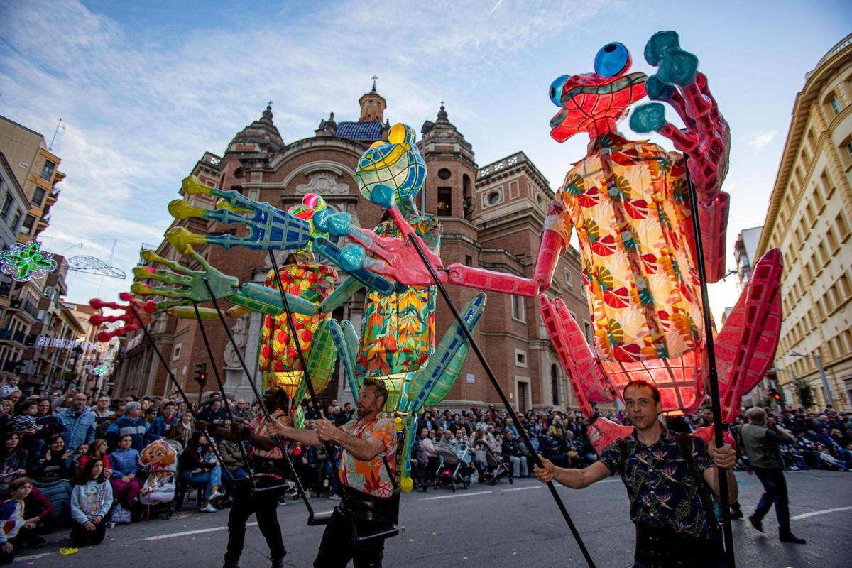 Imagen de archivo del desfile internacional de animación, el pasado año.