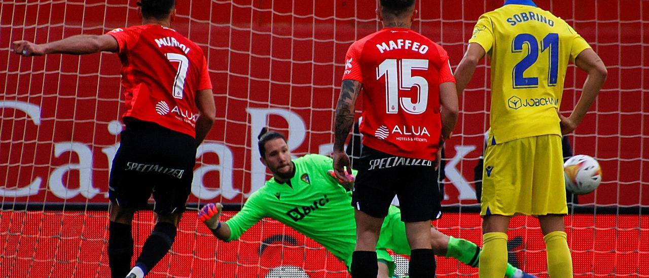 Los dos goles del RCD Mallorca fueron de penaltis.