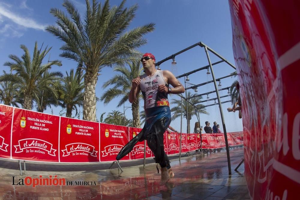 Salida del Triatlón Villa de Fuente Álamo