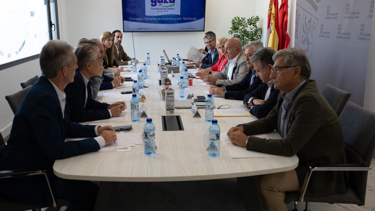 COMISION GENERAL DE COORDINACION TERRITORIAL REUNIDA EN LAS INSTALACIONES DE LECHE GAZA