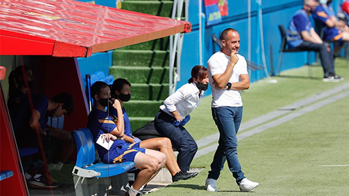 Lluís Cortés dirigió su último partido como entrenador azulgrana