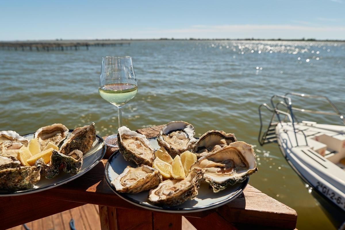 Degustación de ostras en un enclave natural único.