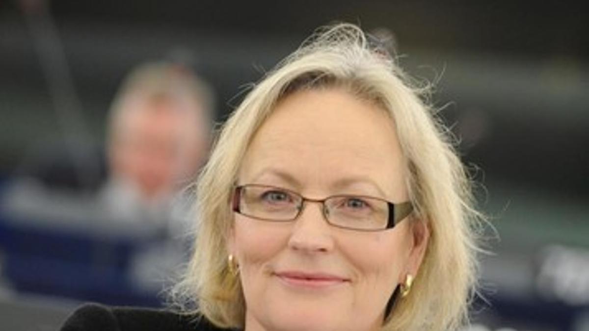 La eurodiputada conservadora británica Julie Girling.