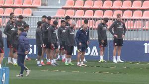 El Atlético, con 8 apercibidos: Llorente, Barrios, Pubill, Giuliano, Simeone…