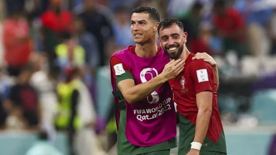 Bruno Fernandes no contempla jugar con Cristiano