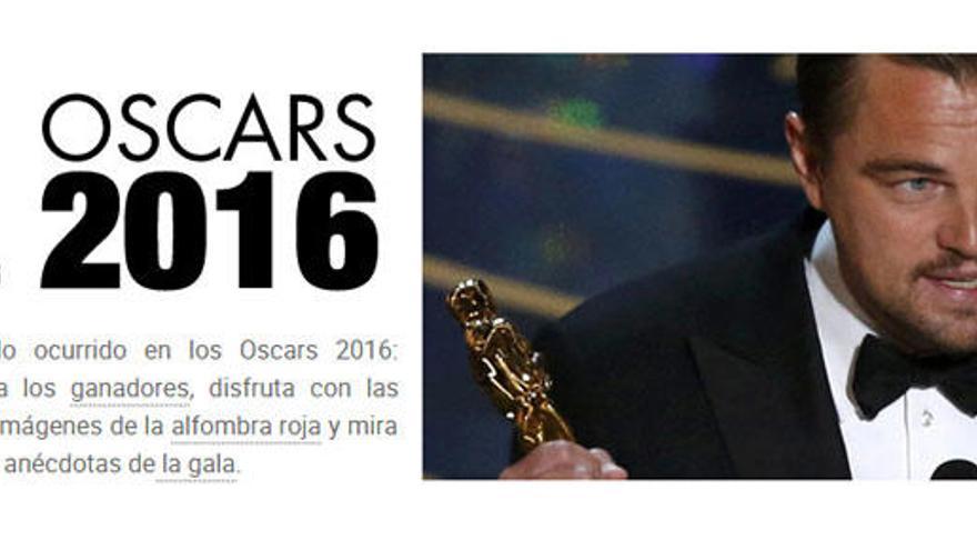 Gráfico: Lo mejor de los Oscars, de un vistazo