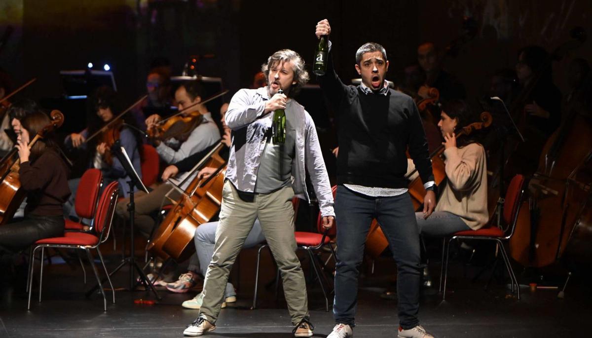 Ensayo de la ópera Werther en el teatro Afundación de Vigo. 6 noviembre 2025. Pablo Hernández Gamarra