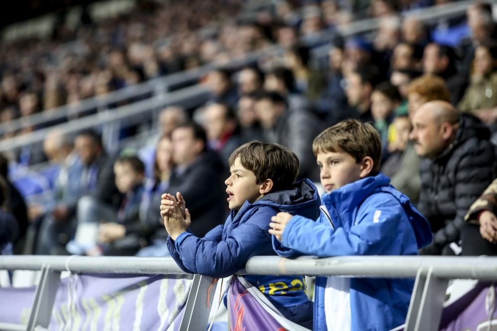 El partido entre el Real Oviedo y el Alcorcón, en imágenes