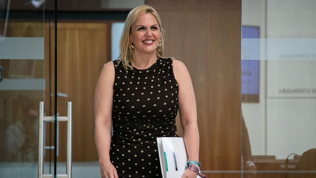 La portavoz de la Junta de Extremadura, Elena Manzano
