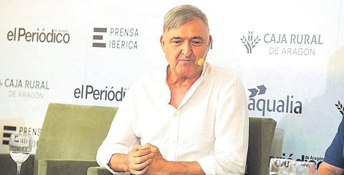 Esteban Lagota. FORO DE MUNICIPALISMO DE EL PERIODICO DE ARAGON EN CAJA RURAL DE ARAGON