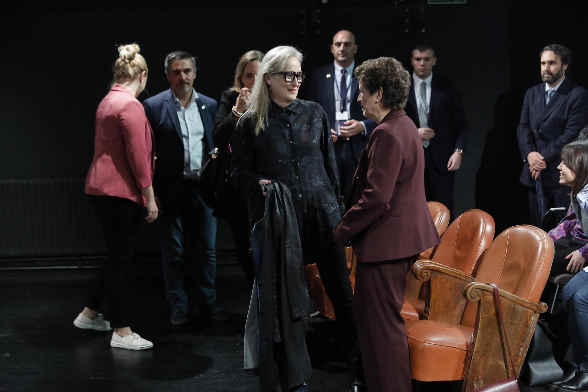 EN IMÁGENES: Así fue el acto de Meryl Streep en la Laboral