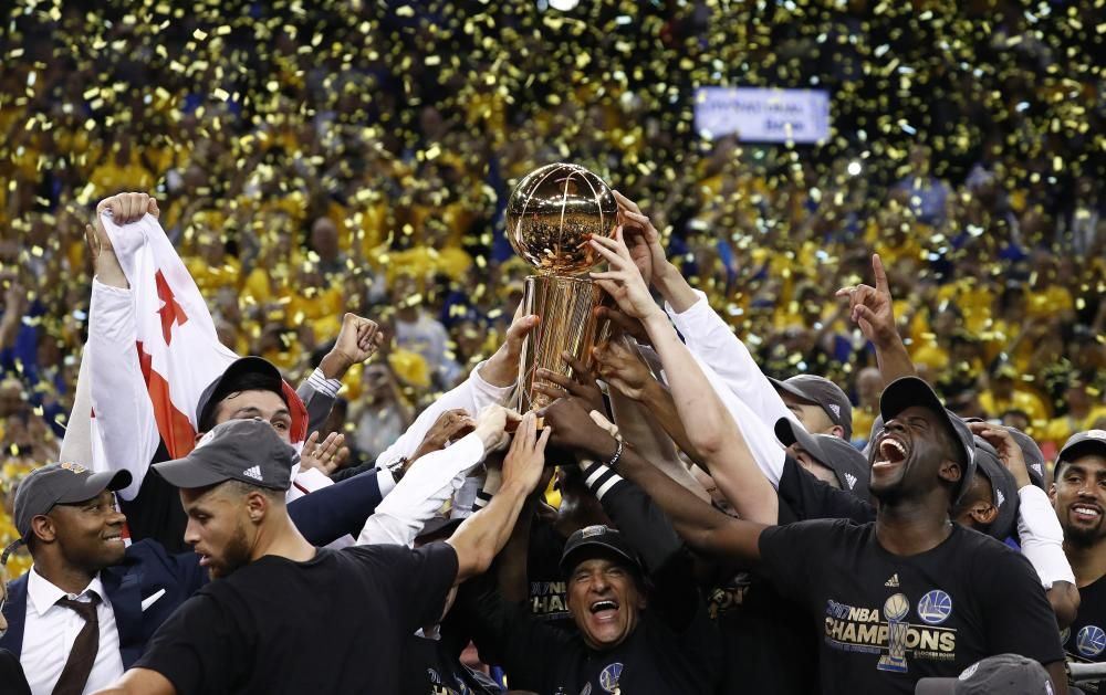 Los Warriors de Kevin Durant, campeones de la NBA