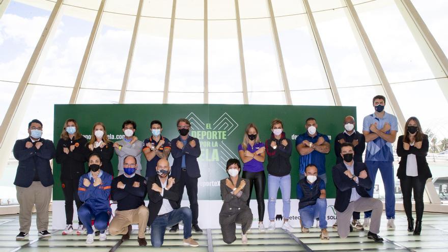 El deporte valenciano se une para luchar contra la ELA