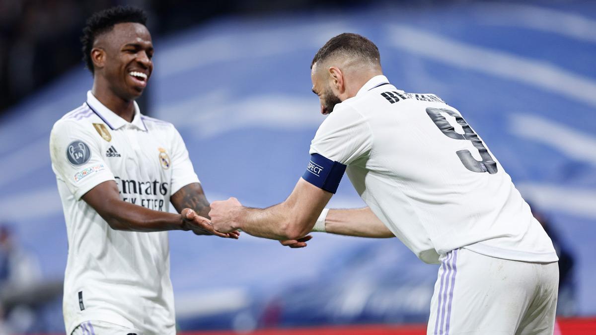 Vinicius y Benzema, titulares