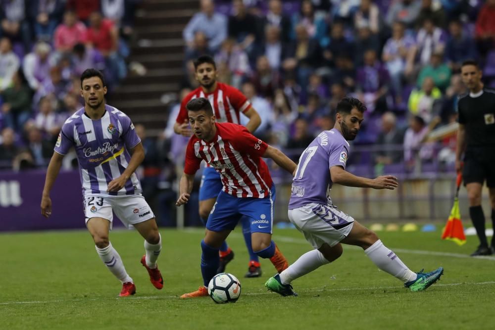 El Valladolid - Sporting, en imágenes