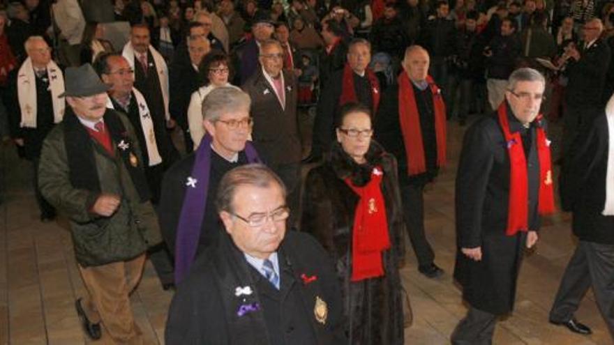 Imagen de la celebración de la Llamada el miércoles.