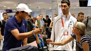 Nadal, recibido en el aeropuerto Pierre Elliott Trudeau