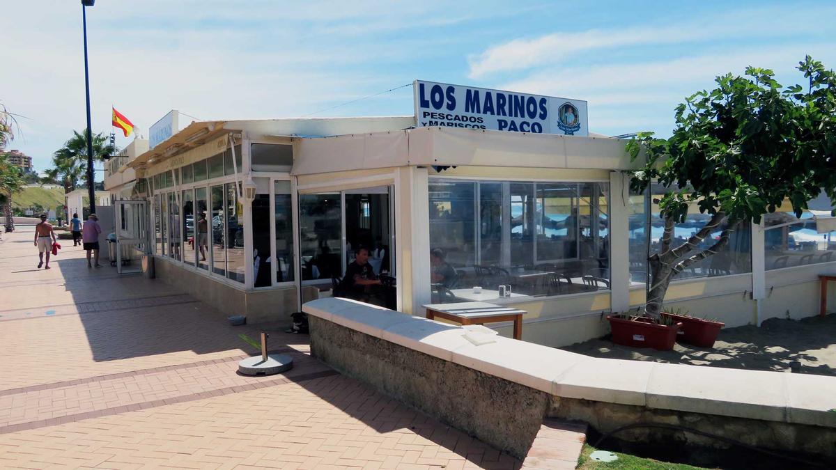 Los Marinos Paco, un chiringuito ubicado en Fuengirola