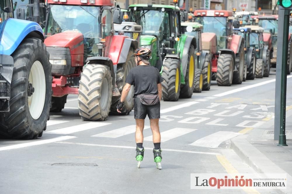 Manifestación de los agricultores por el Mar Menor en Murcia