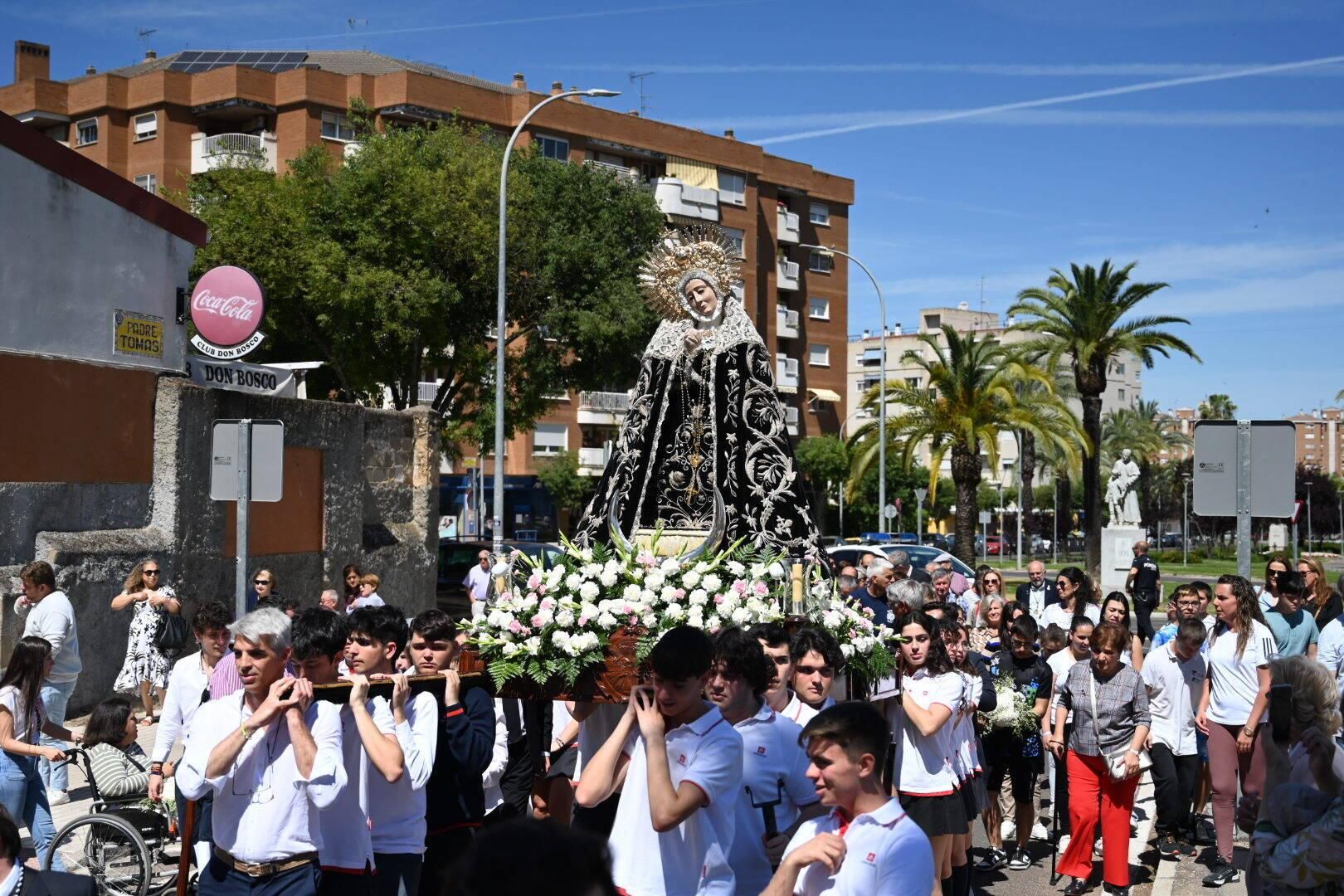 EN IMÁGENES | La Soledad visita María Auxiliadora por primera vez en su historia