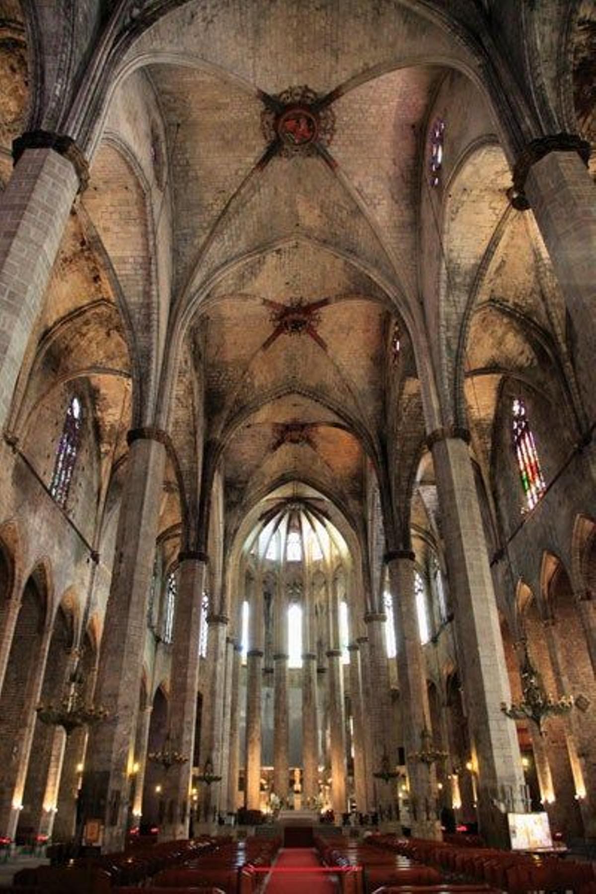 La iglesia de Santa María del Mar es una de la más bellas de la ciudad.