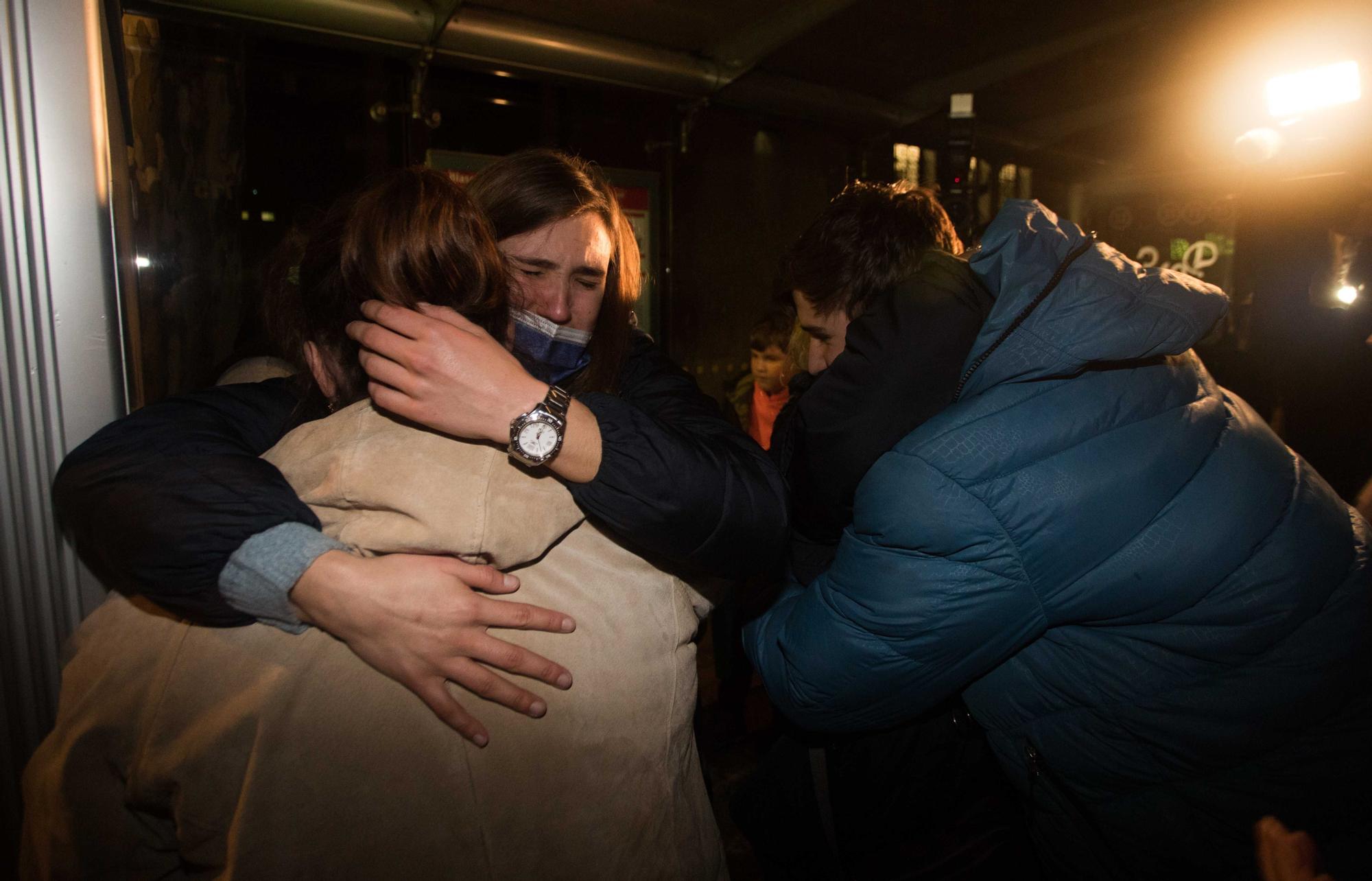 Llega el primer autobús con refugiados Ucranianos de la fundación "Juntos por la vida"