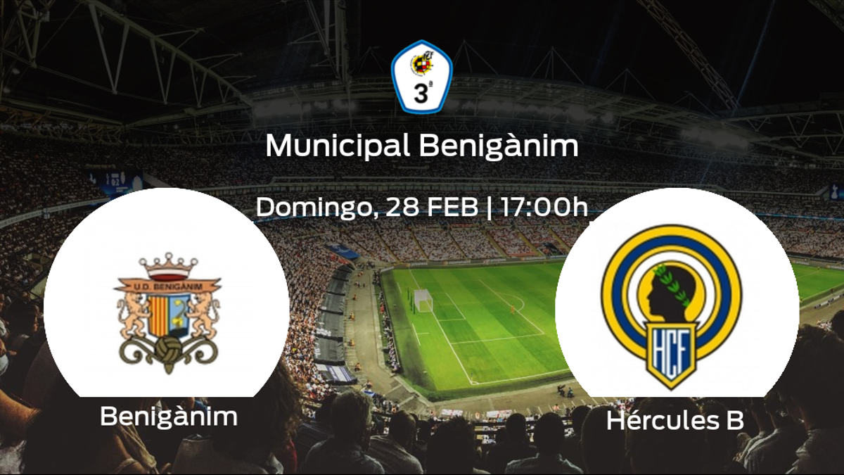 Previa del partido: Benigànim - Hércules de Alicante B