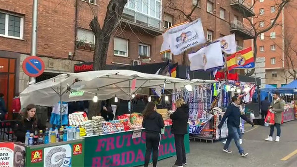 Así está el ambiente en El Bernabéu