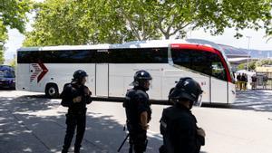 Así llegó el Real Madrid al Lluís Companys