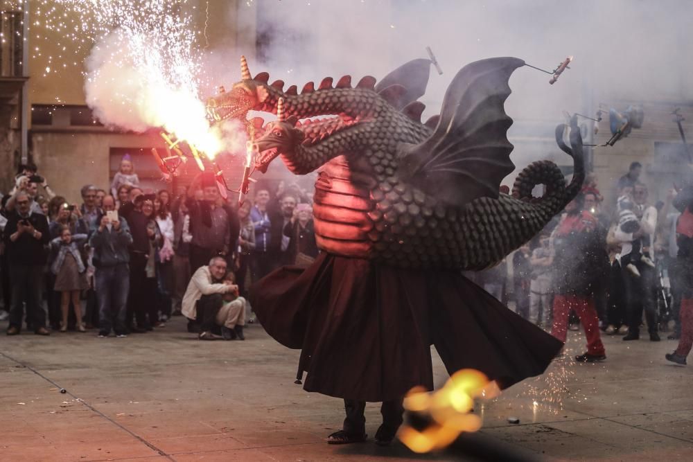 Los "correfocs" de Sarriá en Oviedo