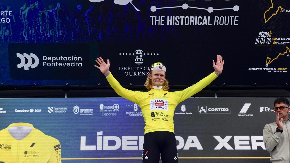Johansen vuela el inicio de O Gran Camiño en A Coruña