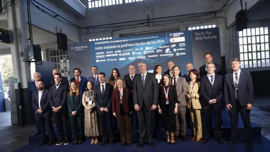 Indra elige Oviedo como foro para buscar alianzas con empresas del norte: así arrancó el encuentro de la industria de la Defensa en la Fábrica de Armas de La Vega